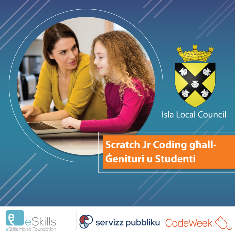 Scratch Jr Coding Event students and Parents