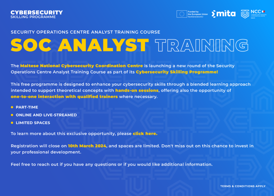 SOC Analyst training