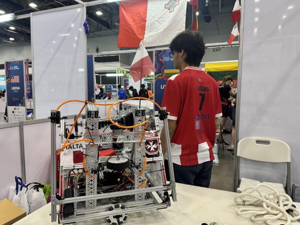 MCAST ICT Students Achieve Second Place in Semifinal at FIRST Global Robotics Competition